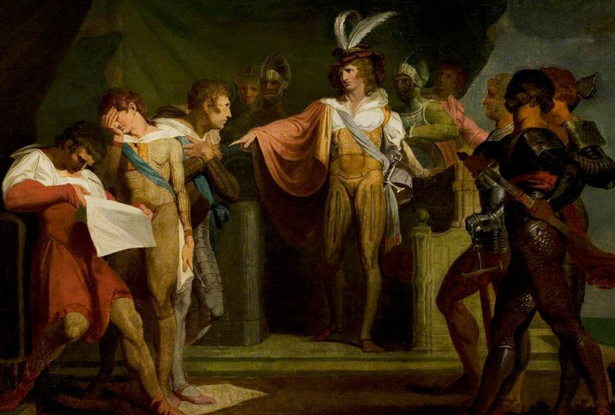 Henry V Discovering the Conspirators by Henry Fuseli Henry V Discovering the Conspirators by Henry Fuseli