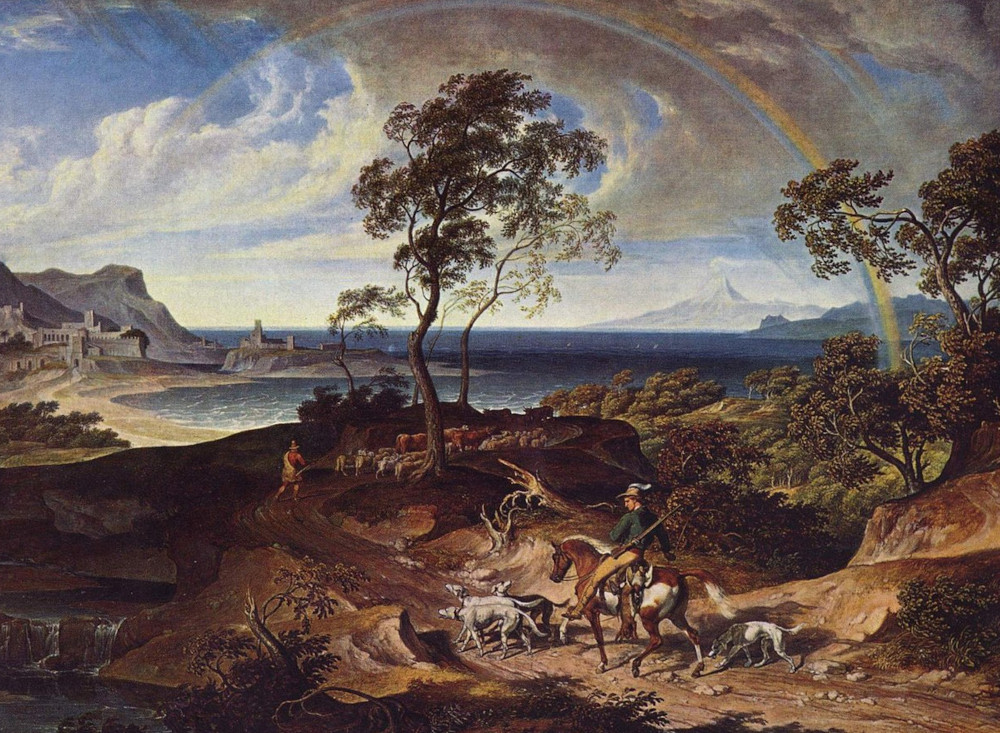 Landschaft nach einem Gewitter by Joseph Anton Koch Landschaft nach einem Gewitter by Joseph Anton Koch