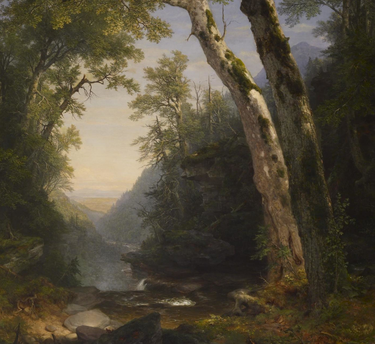 Eastgardia is a land of hills, forests, and rivers. The Catskills by Asher B Durand