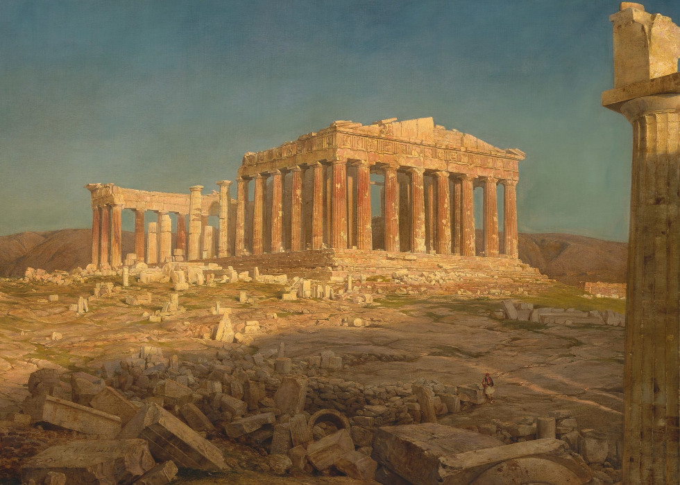 The Parthenon by Frederic Edwin Church The Parthenon by Frederic Edwin Church