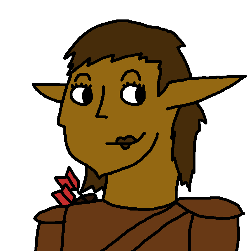 Wood Elf portrait Wood Elf portrait
