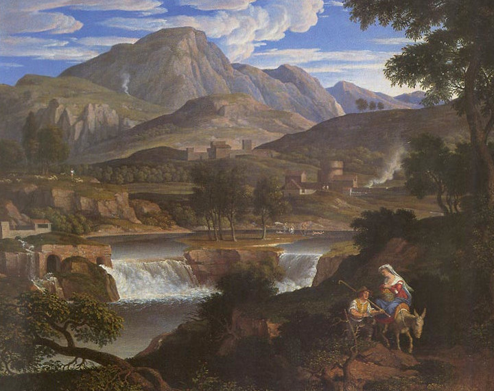 Waterfalls at Subiaco by Joseph Anton Koch